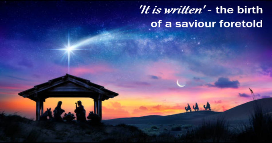 The promise of a saviour from human birth who is special